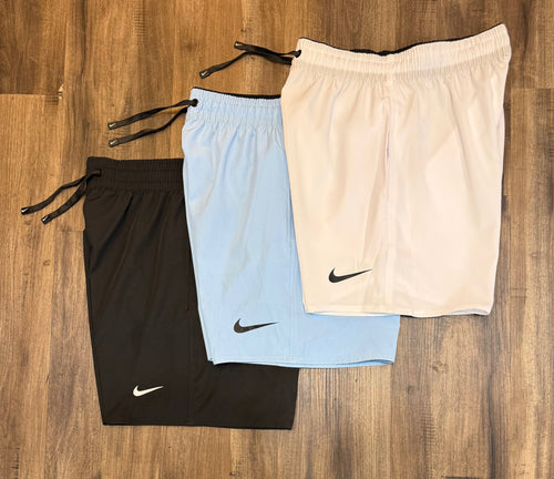 Shorts dri-fit NK kit 3 unidades - promo
